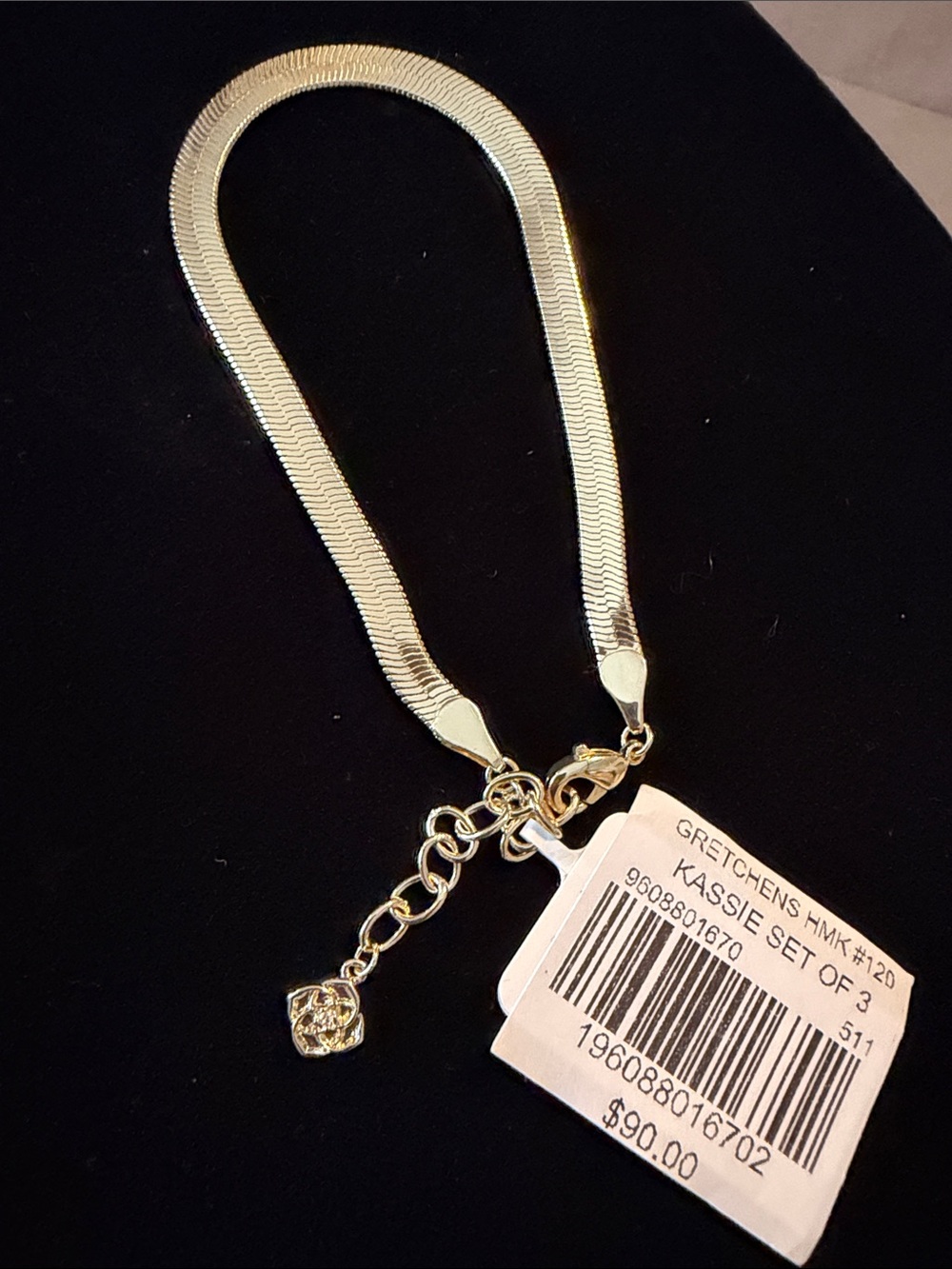 Kendra Scott Gold Herringbone Necklace